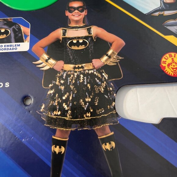 Rubies Batgirl Halloween Costume Set Girl Size Large - Picture 5 of 8